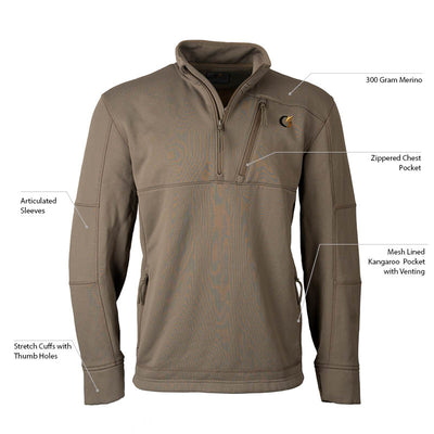 Merino MidFleece 1/2 Zip