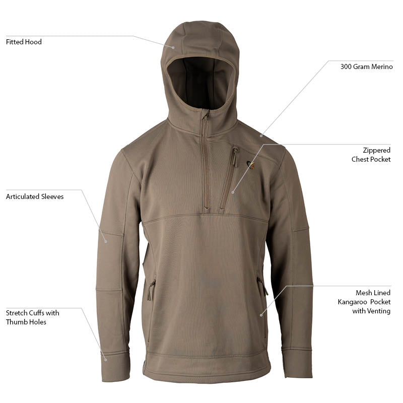 Merino MidFleece Hoodie